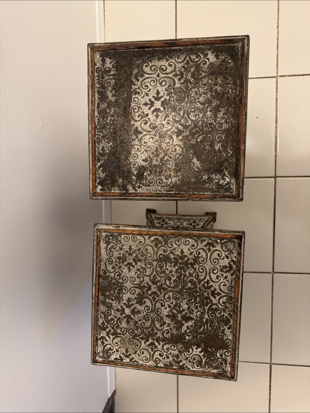 Pair of Ornate Accent Tables - photo 2