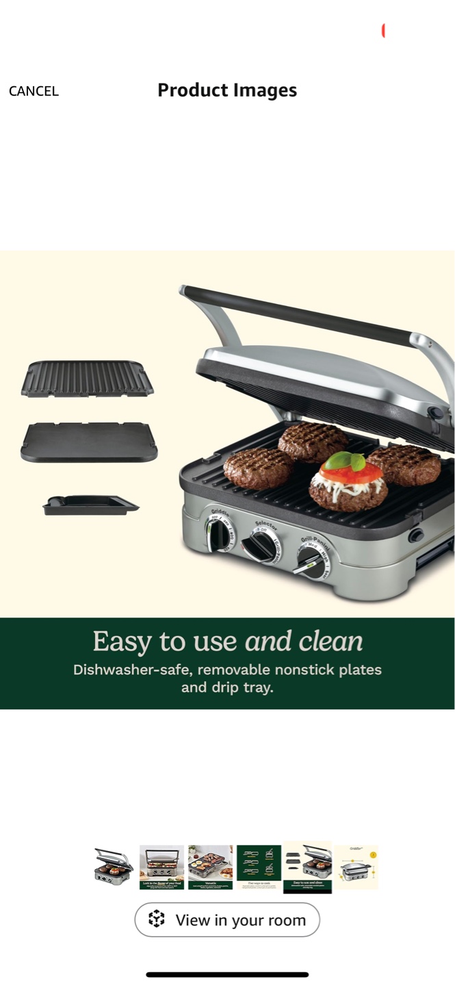 Cuisinart Griddler 5-in-1 Electric Grill - photo 4