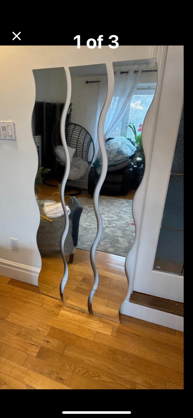 Three wavy mirrors
