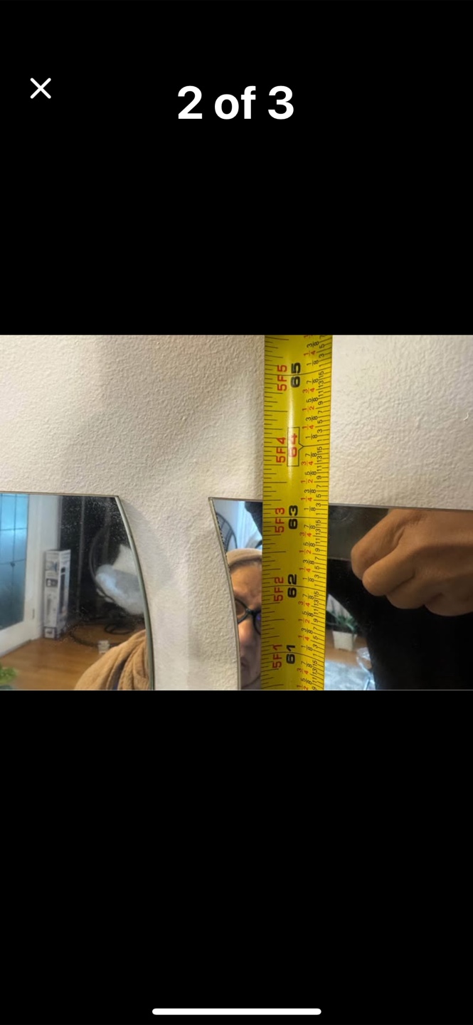 Three wavy mirrors - photo 2