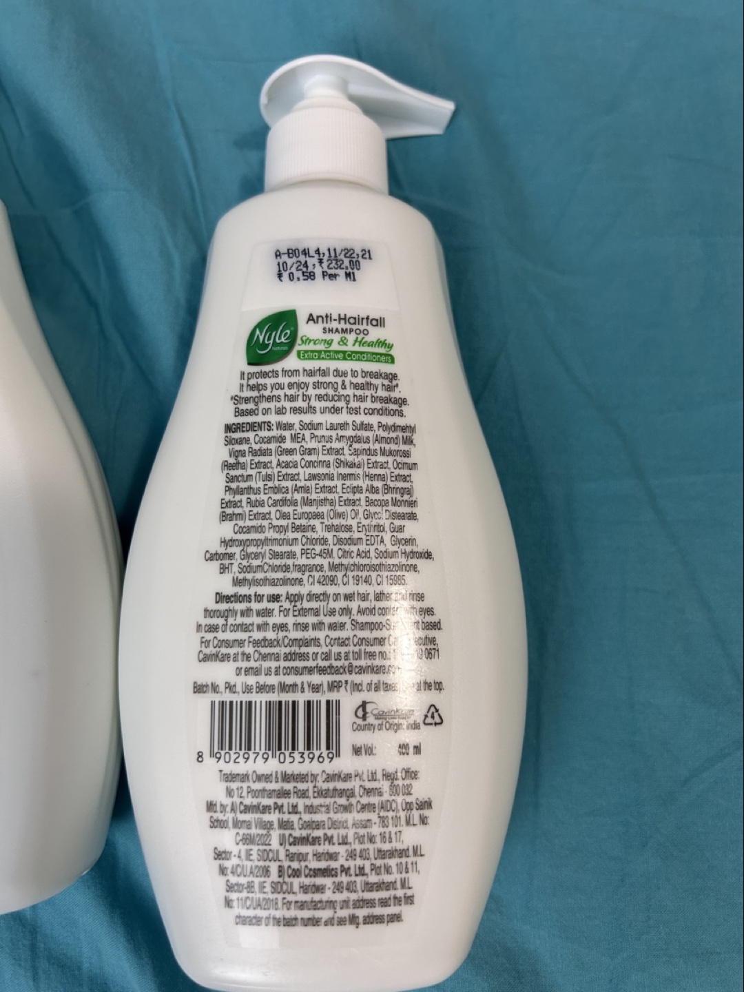 4x Nyle Naturals Anti-Hairfall Shampoo - photo 2