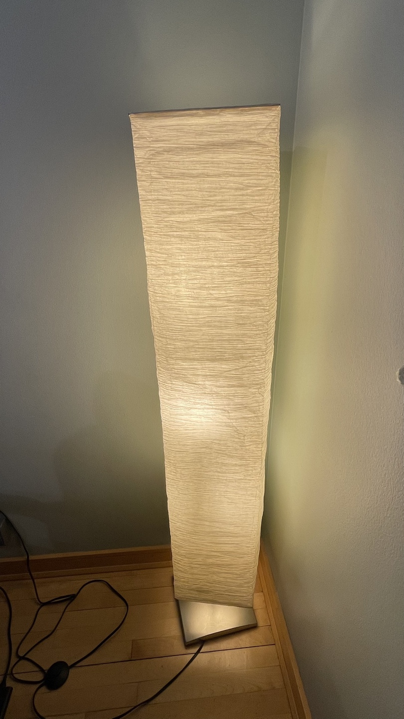 Tall White Floor Lamp - photo 2