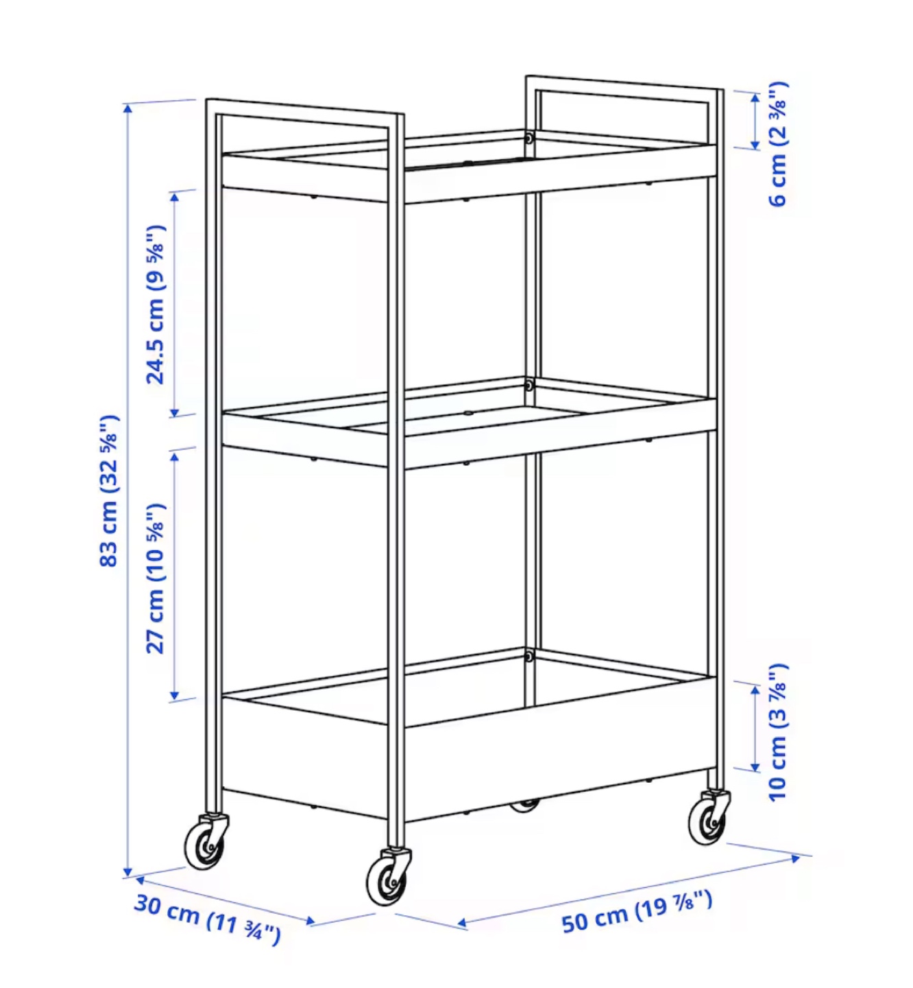 Ikea  NISSAFORS Utility Cart - photo 2