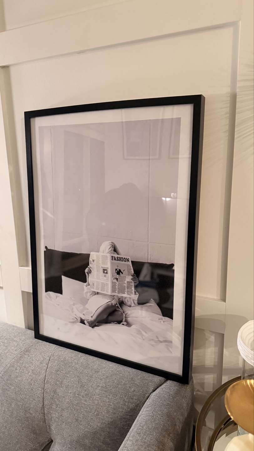 Chic Black IKEA Frame + Poster – 28.5” x 21” – $35 - photo 3