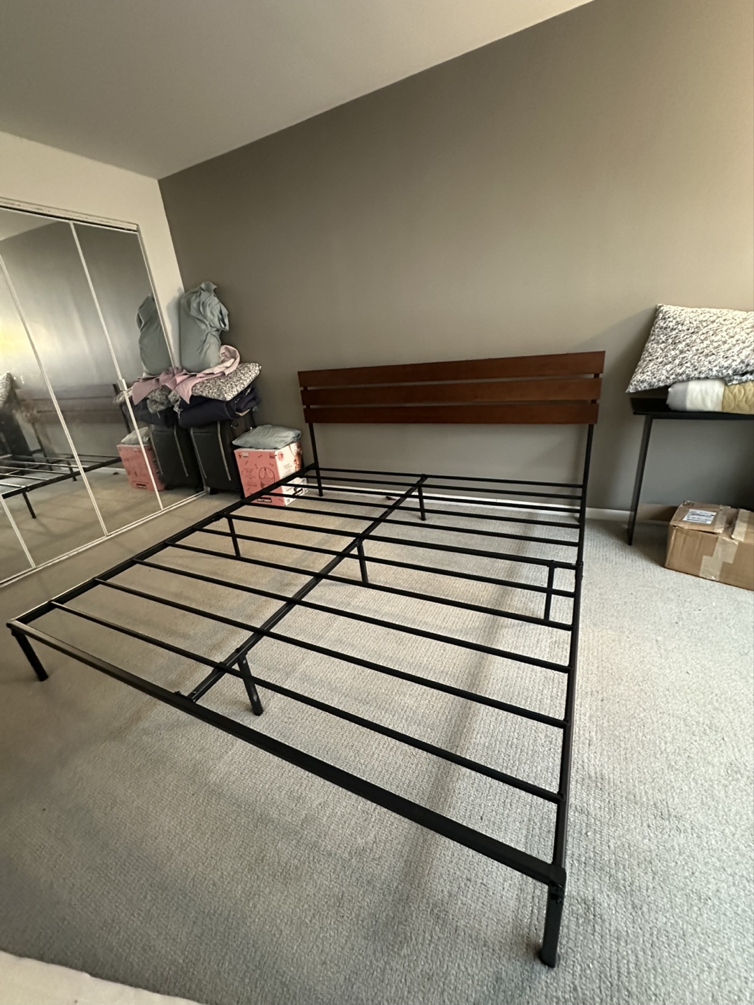 King Size Mattress and Platform Bed Frame - photo 5