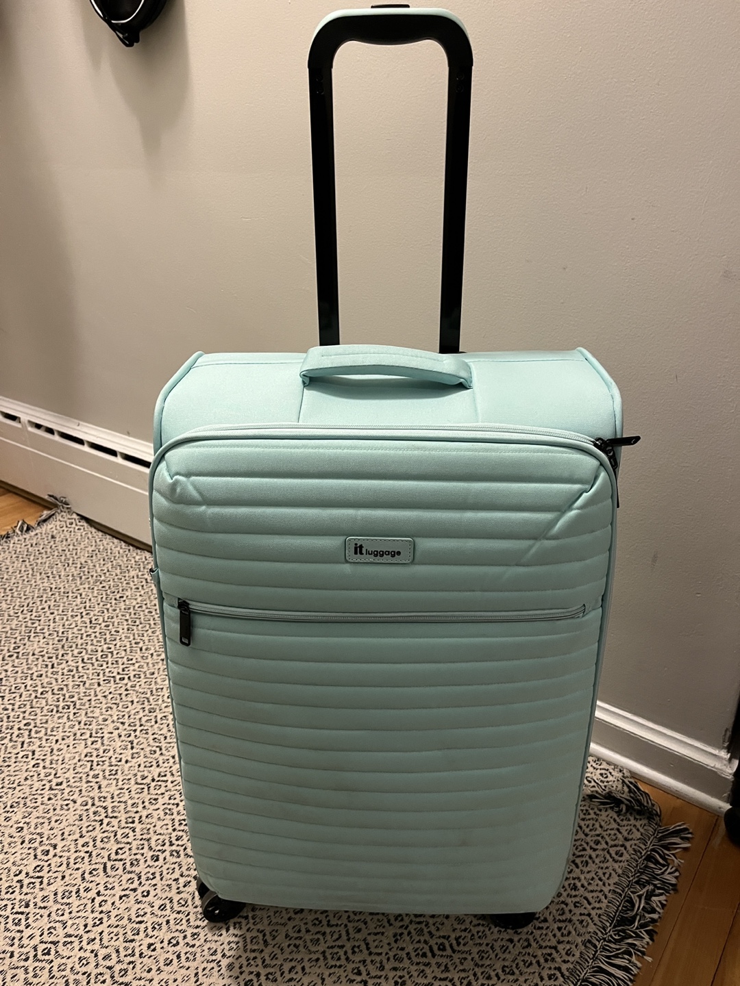 It Luggage Teal Carry-On Suitcase