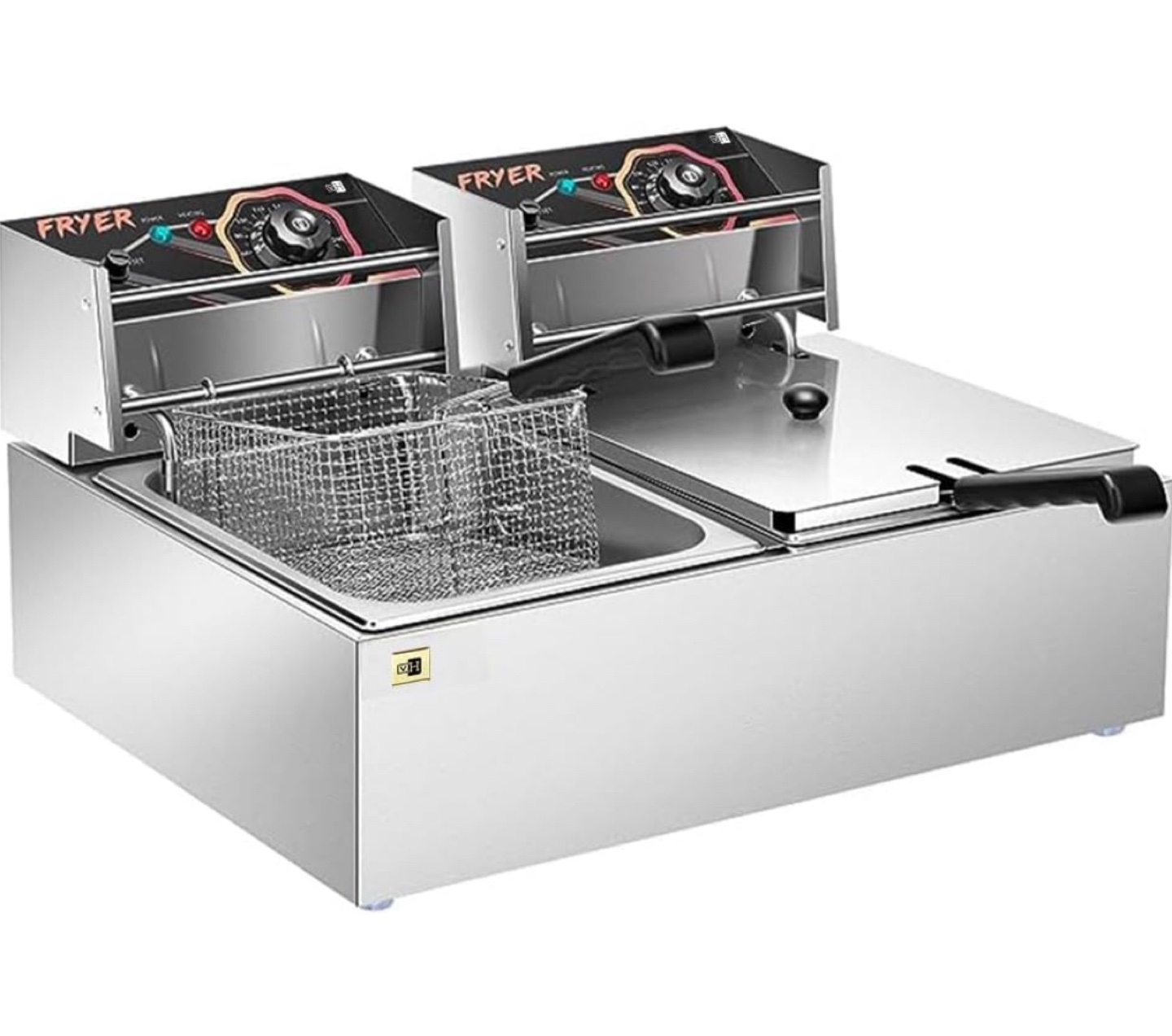 VIVOHOME Double Cylinder Electric Fryer - Brand New in Box