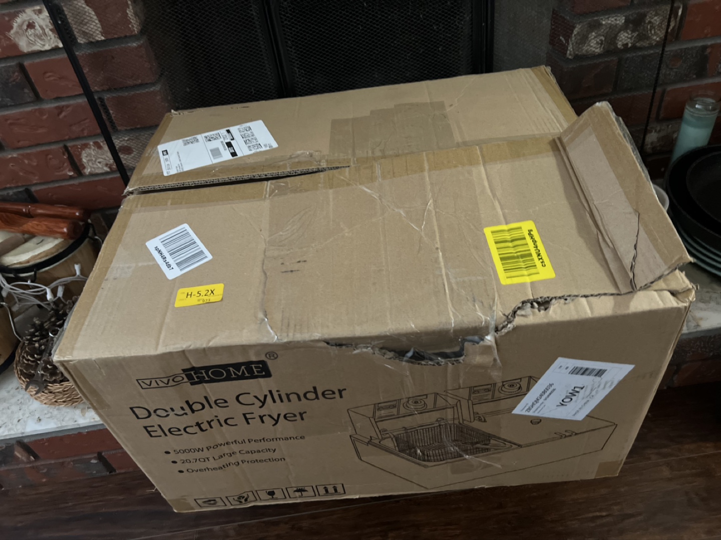 VIVOHOME Double Cylinder Electric Fryer - Brand New in Box - photo 3