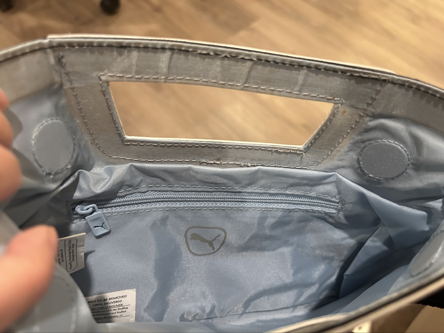 Puma Black and Silver Clutch Handbag - photo 3