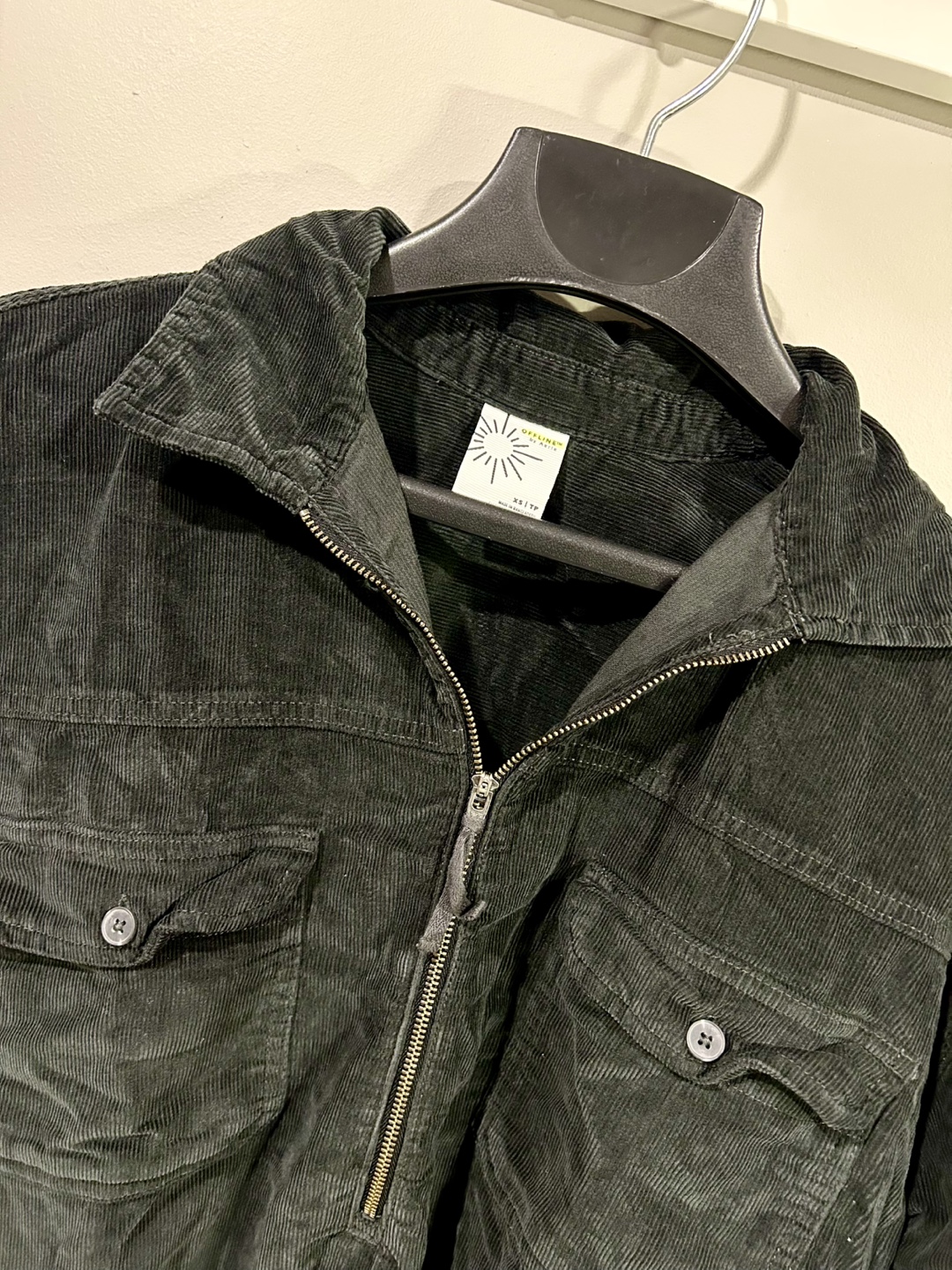 Offline by Aerie Black Corduroy Shirt Jacket - XS - photo 4