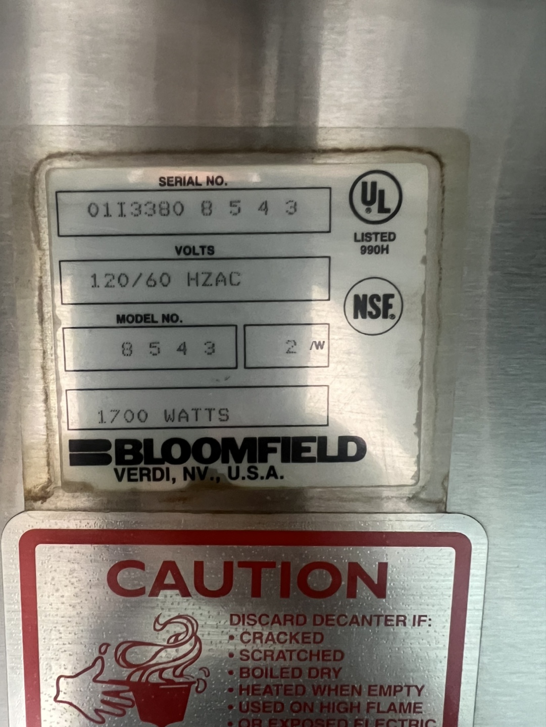 Bloomfield Koffee King Coffee Brewer - photo 3