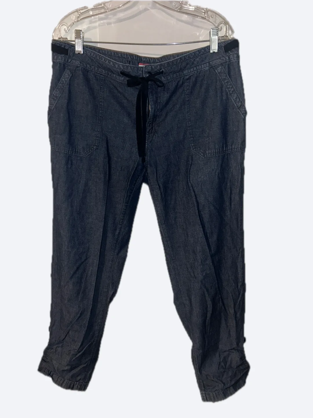 Tommy Hilfiger Dark Wash Denim Trousers thumbnail