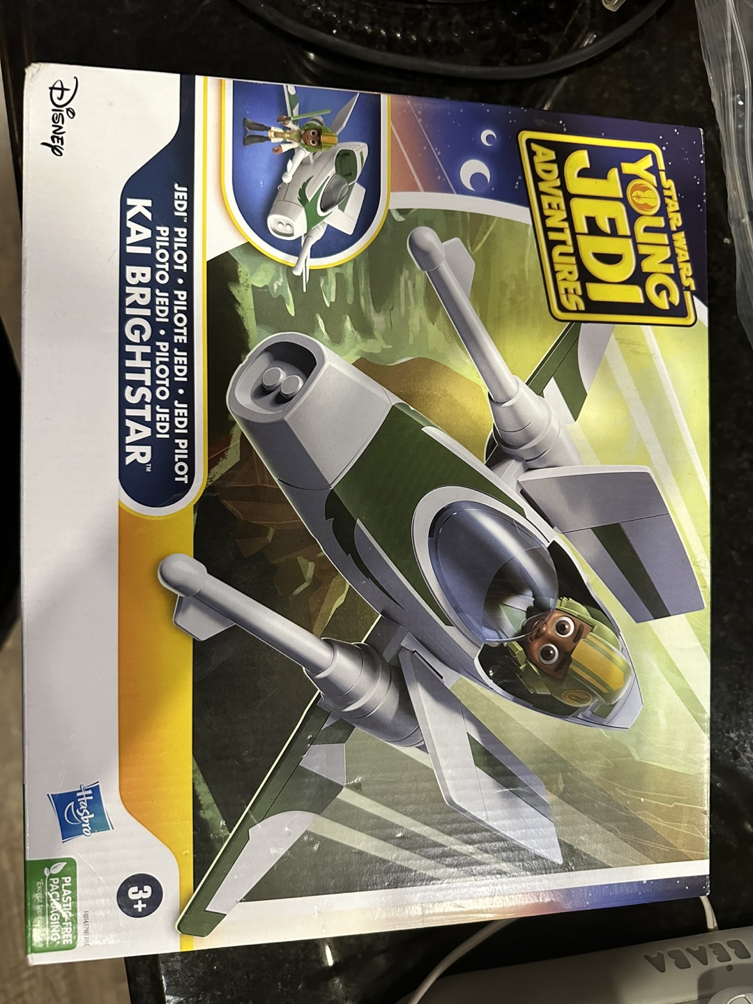 Star Wars Young Jedi Adventures Kai Brightstar Starship Playset