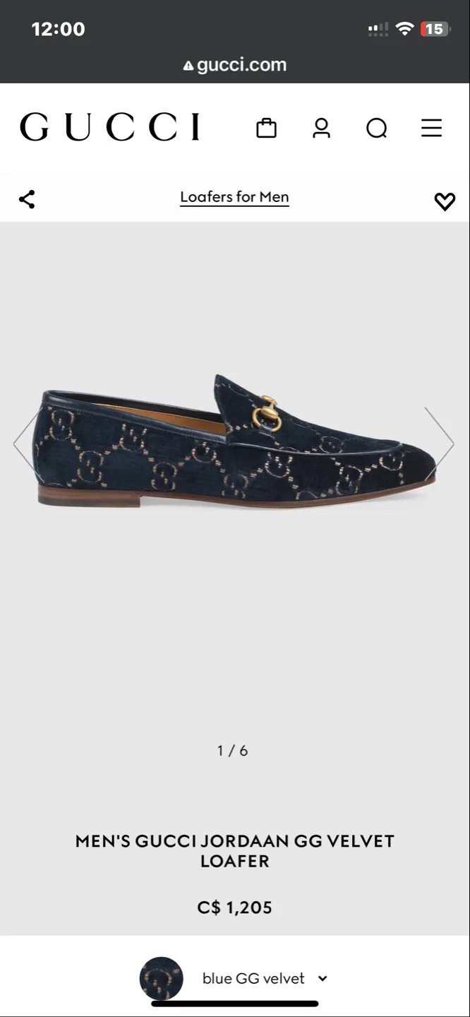 100% Authentic Gucci loafers image indicator(7)