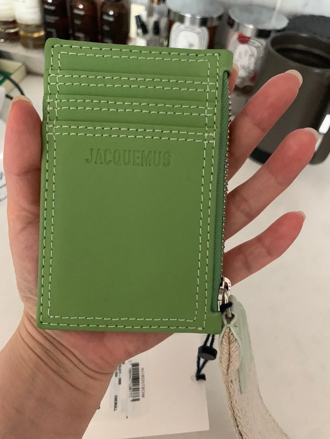 100% Authentic Jacquemus leather card holder wallet image indicator(6)