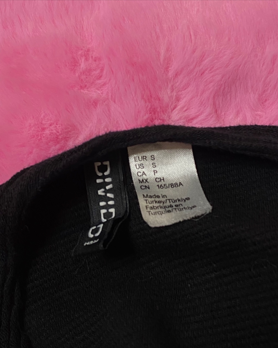 Black ribbed tube top - size small - photo 3