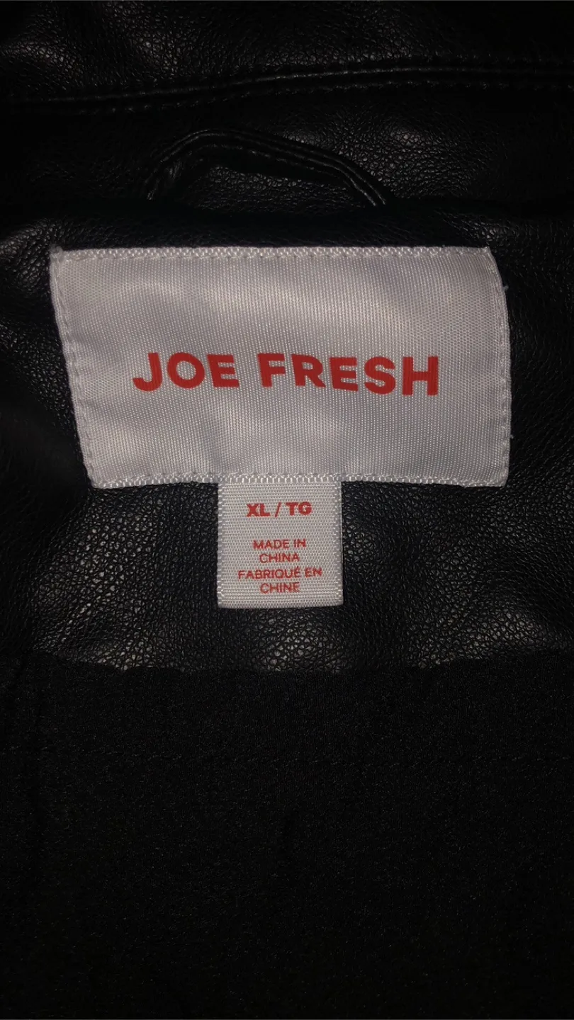 🍷MOVING OUT SALE!💕Joe Fresh Black Leather Jacket image indicator(4)