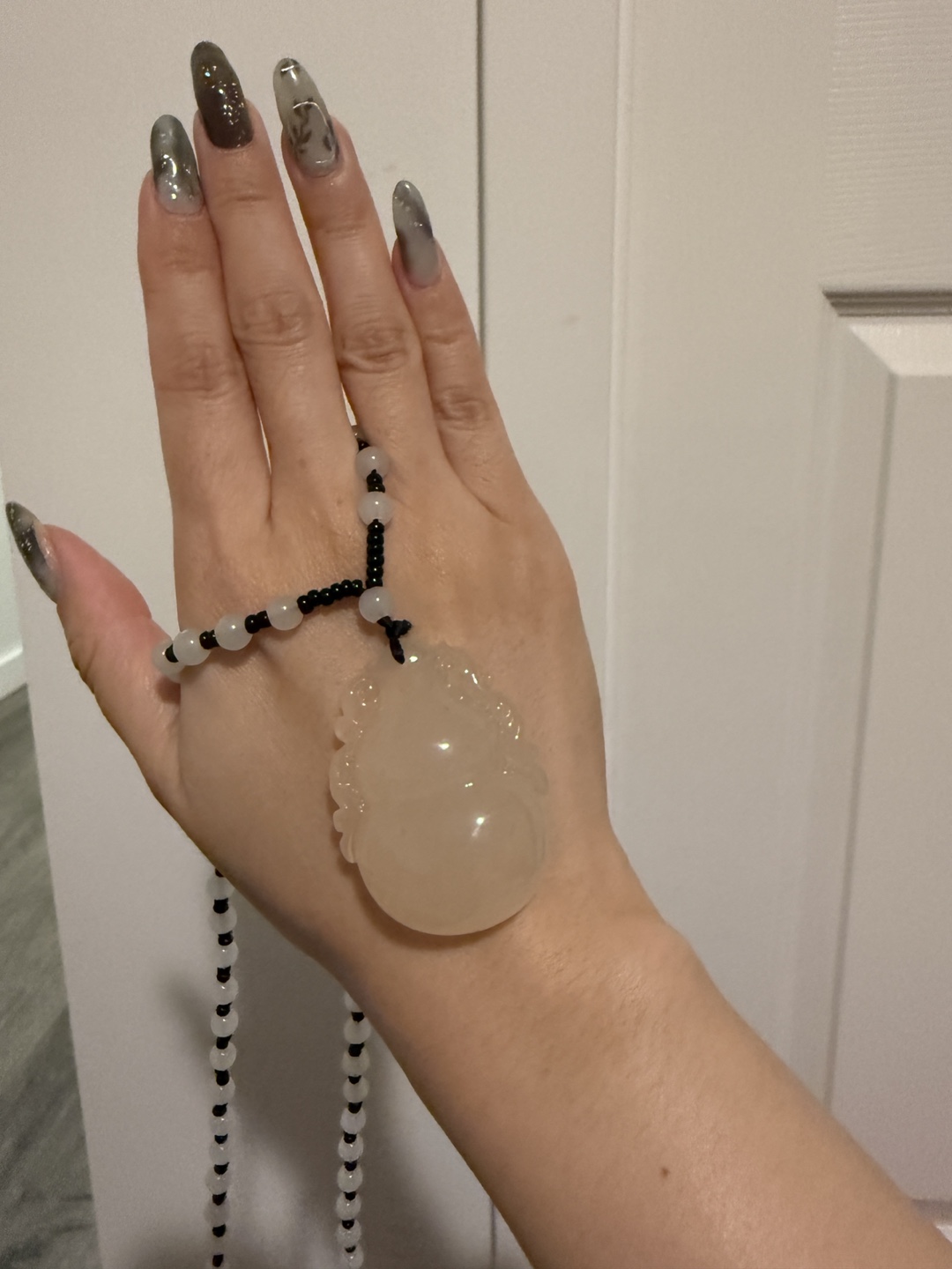 Rose Quartz Hulu Pendant Necklace - photo 3