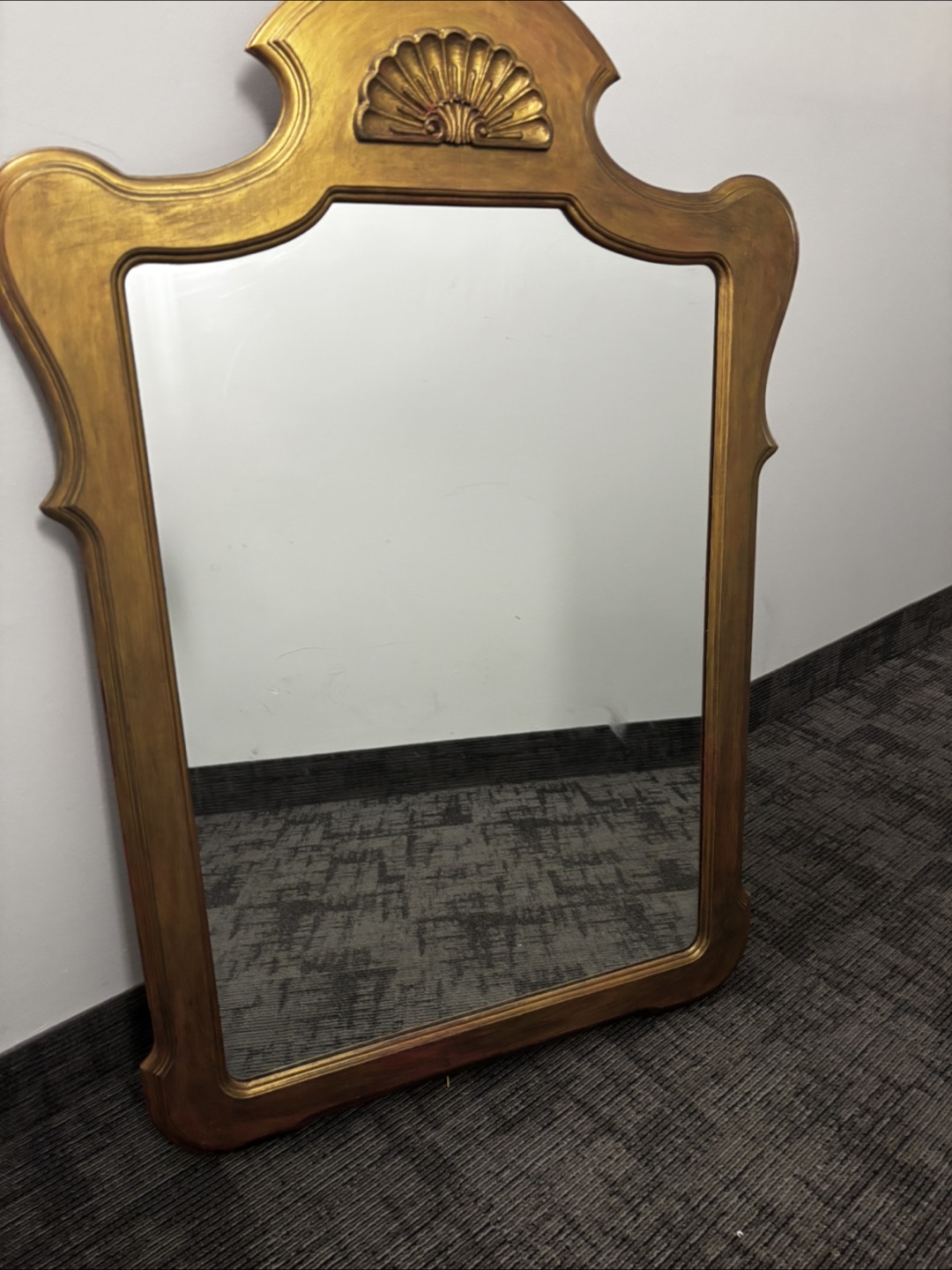 Vintage Gold finish ornate framed mirror - photo 4