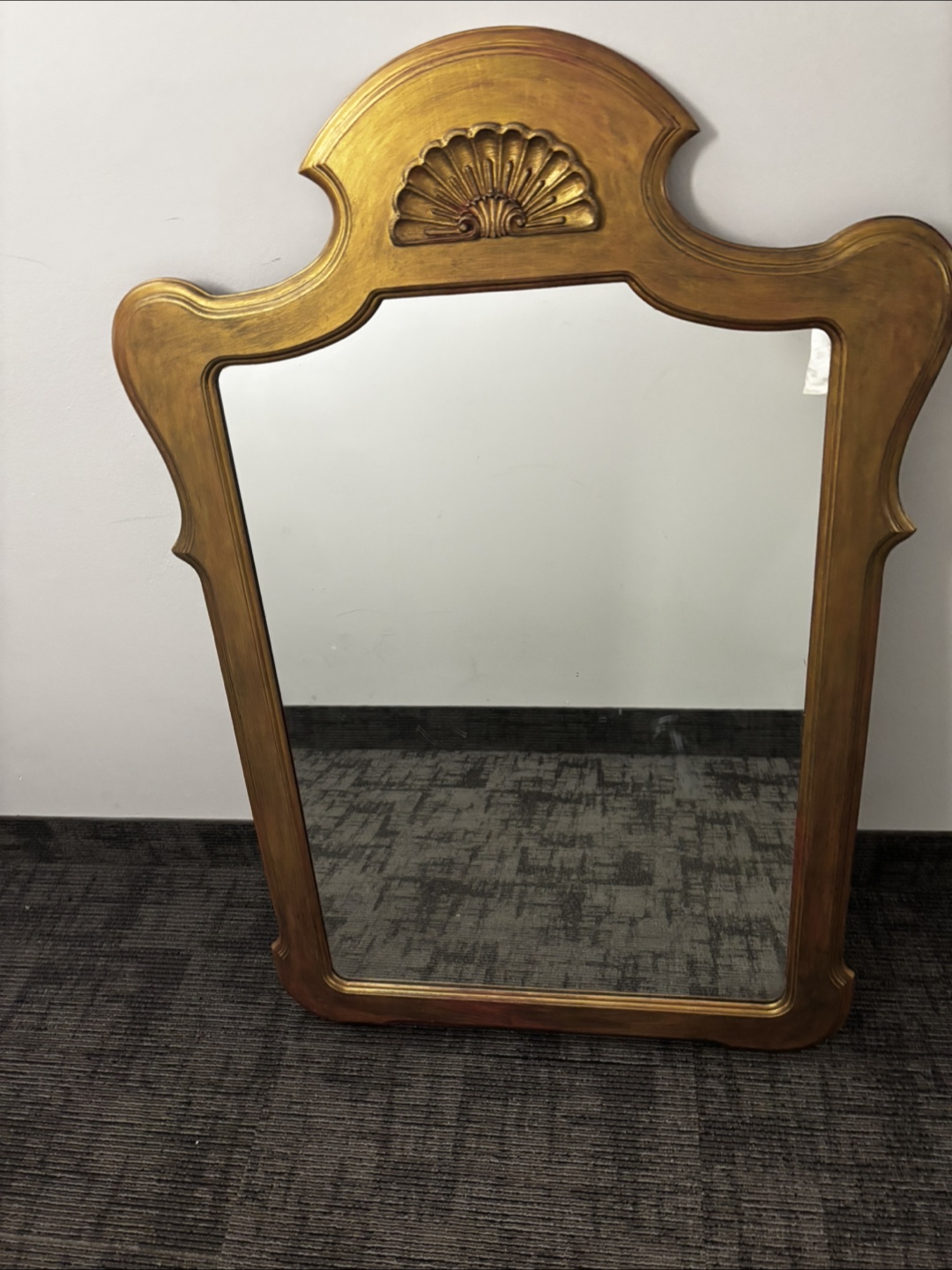 Vintage Gold finish ornate framed mirror - photo 3