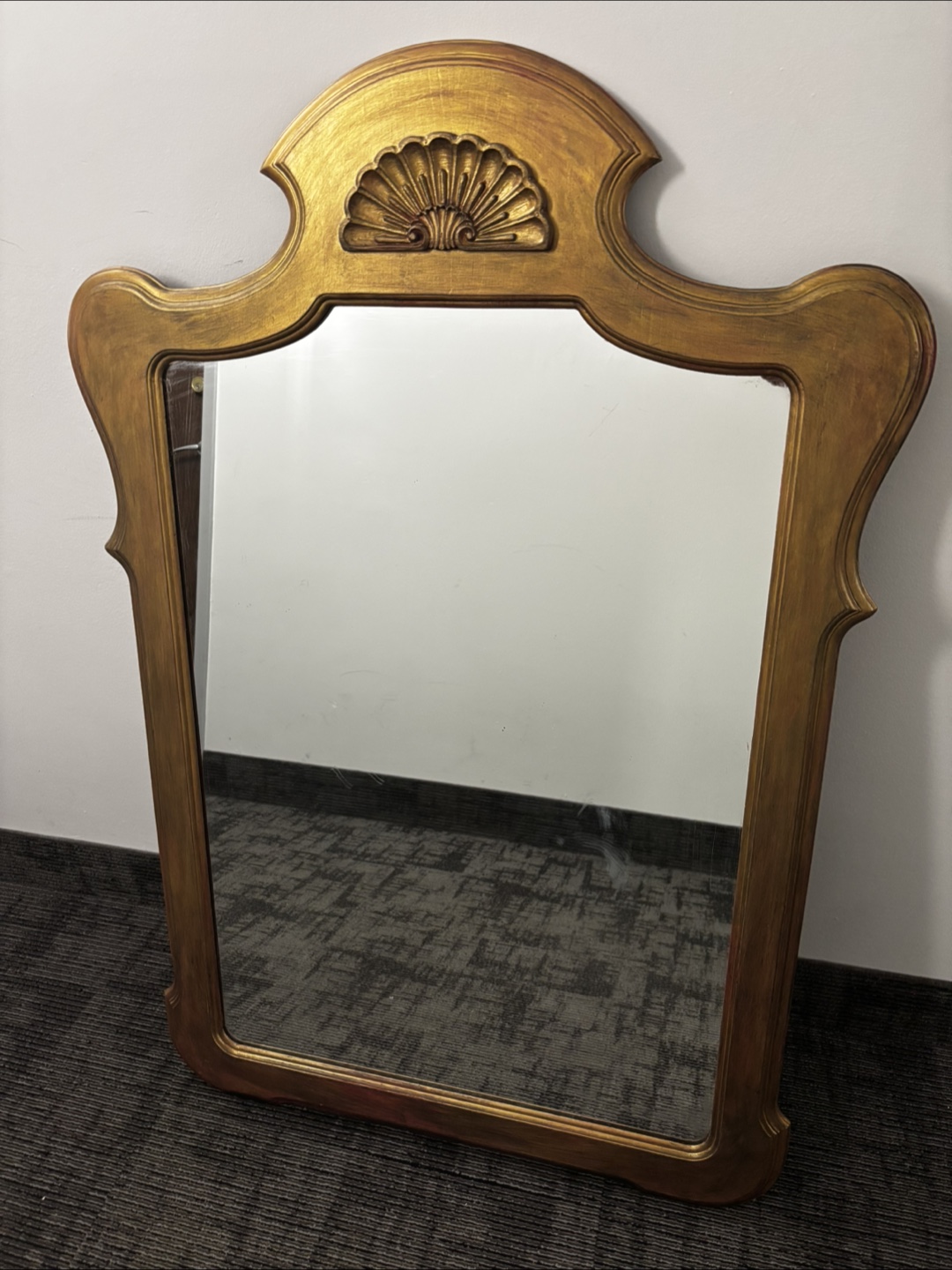 Vintage Gold finish ornate framed mirror - photo 2