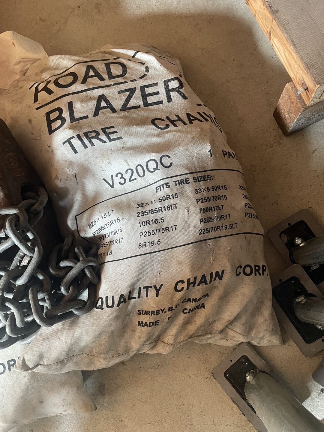 Road Blazer V320QC Tire Chains - set of 2 - photo 3