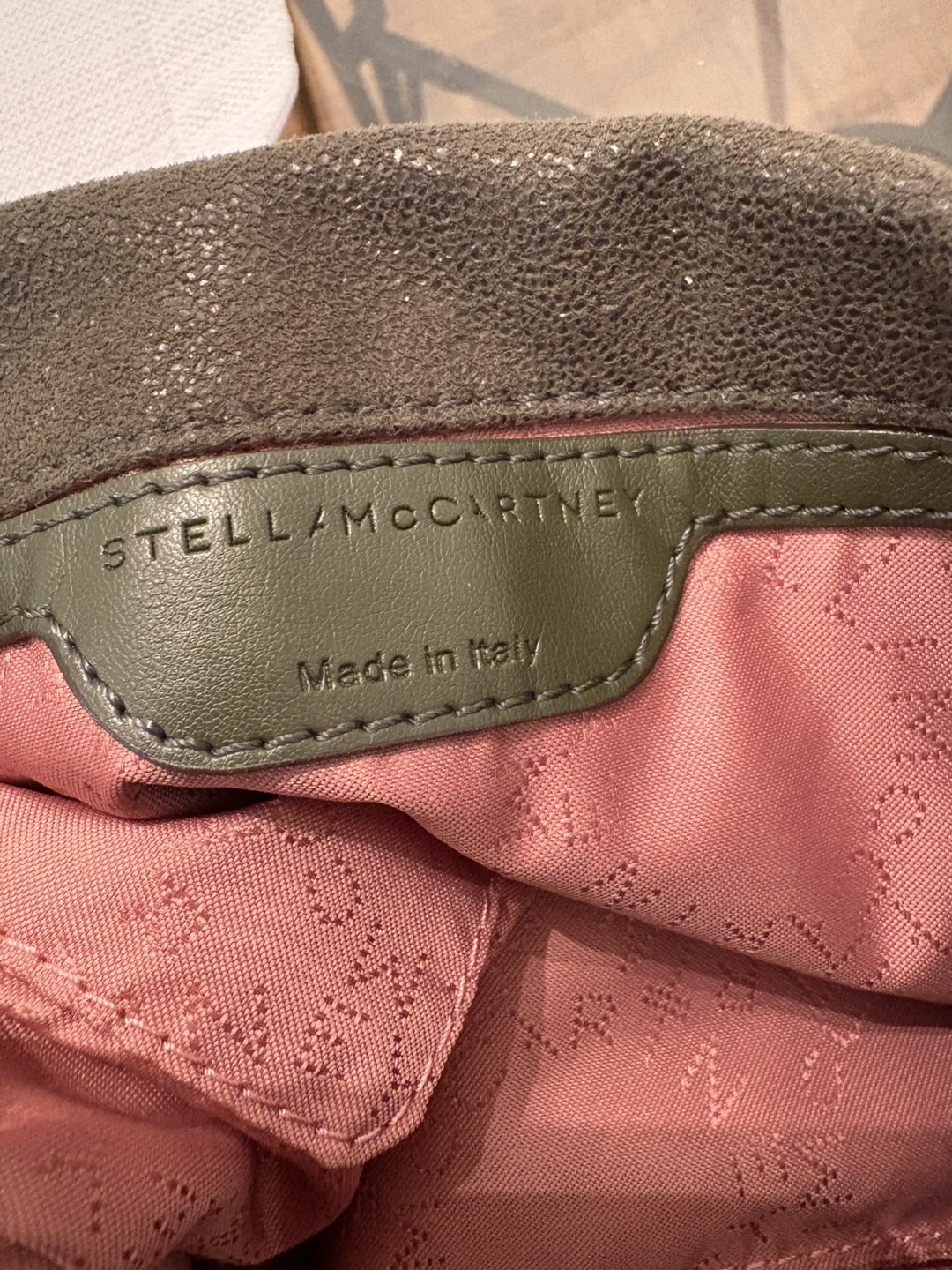 Stella McCartney Falabella Chain Bag - Olive Green Suede - photo 5