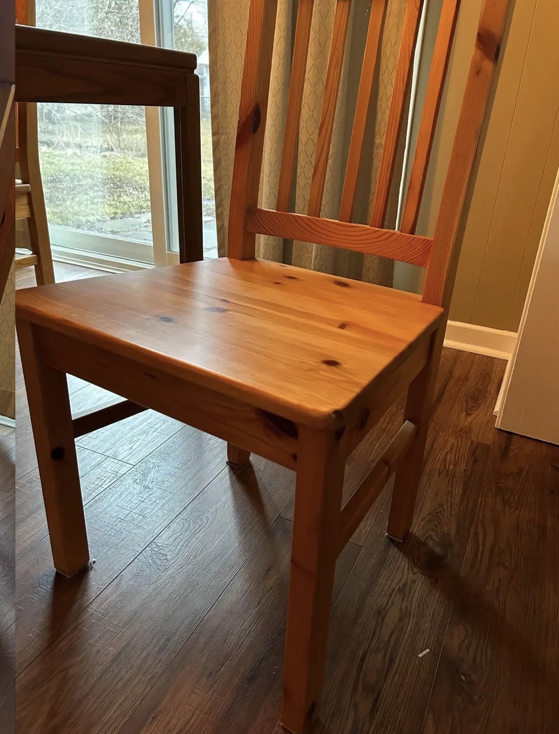 Wooden Dining Table Set with 4 Chairs - photo 2