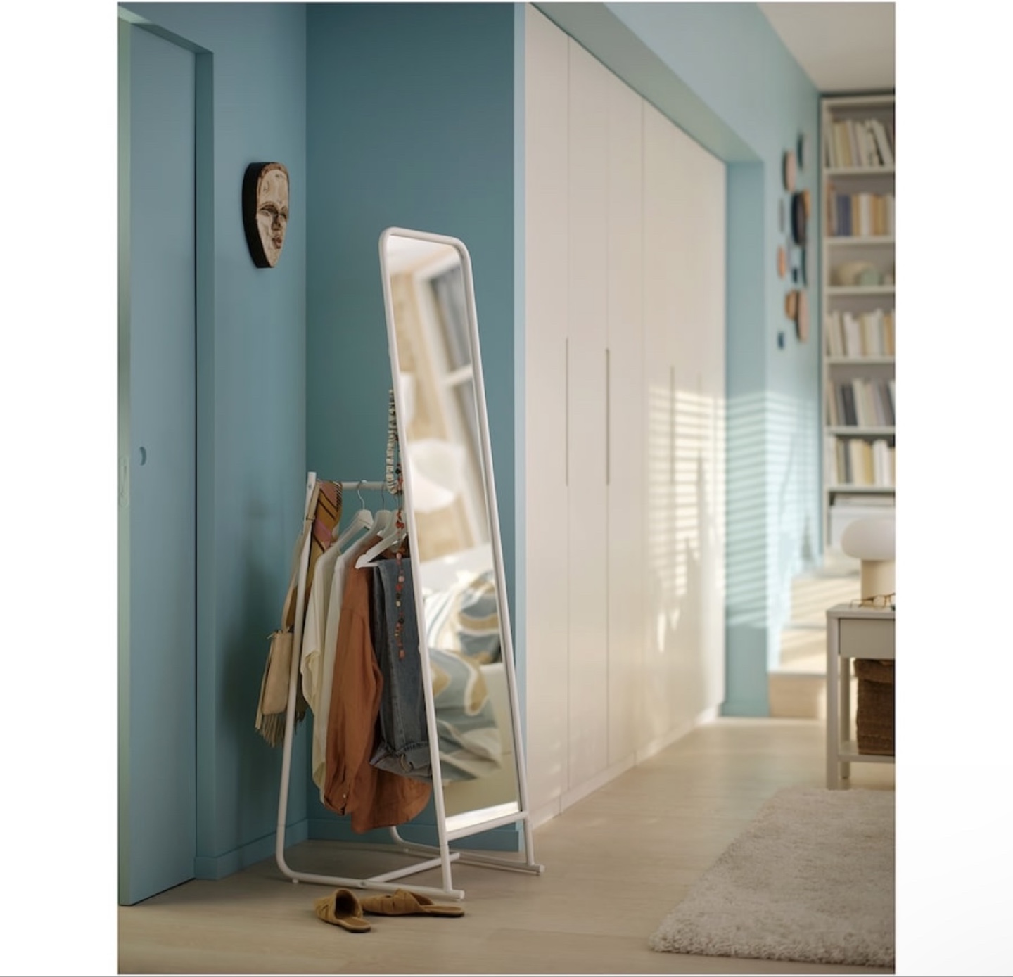IKEA KNAPPER Full-Length Mirror with Clothes Rack - photo 4