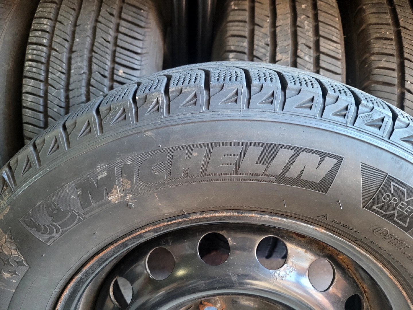 Michelin Latitude X-Ice Winter Tires on Steel Rims - 235/65R16 - photo 3