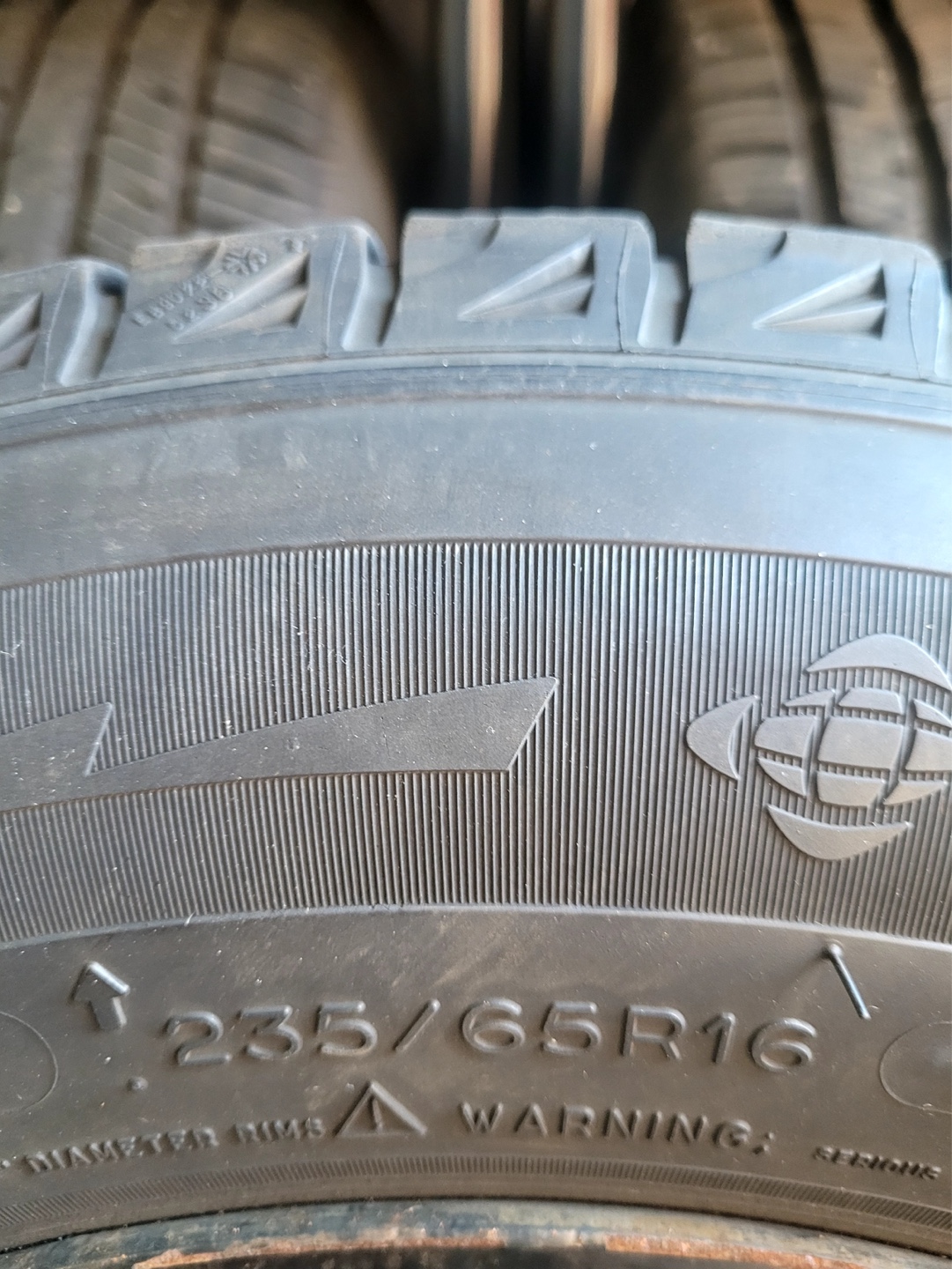 Michelin Latitude X-Ice Winter Tires on Steel Rims - 235/65R16 - photo 2