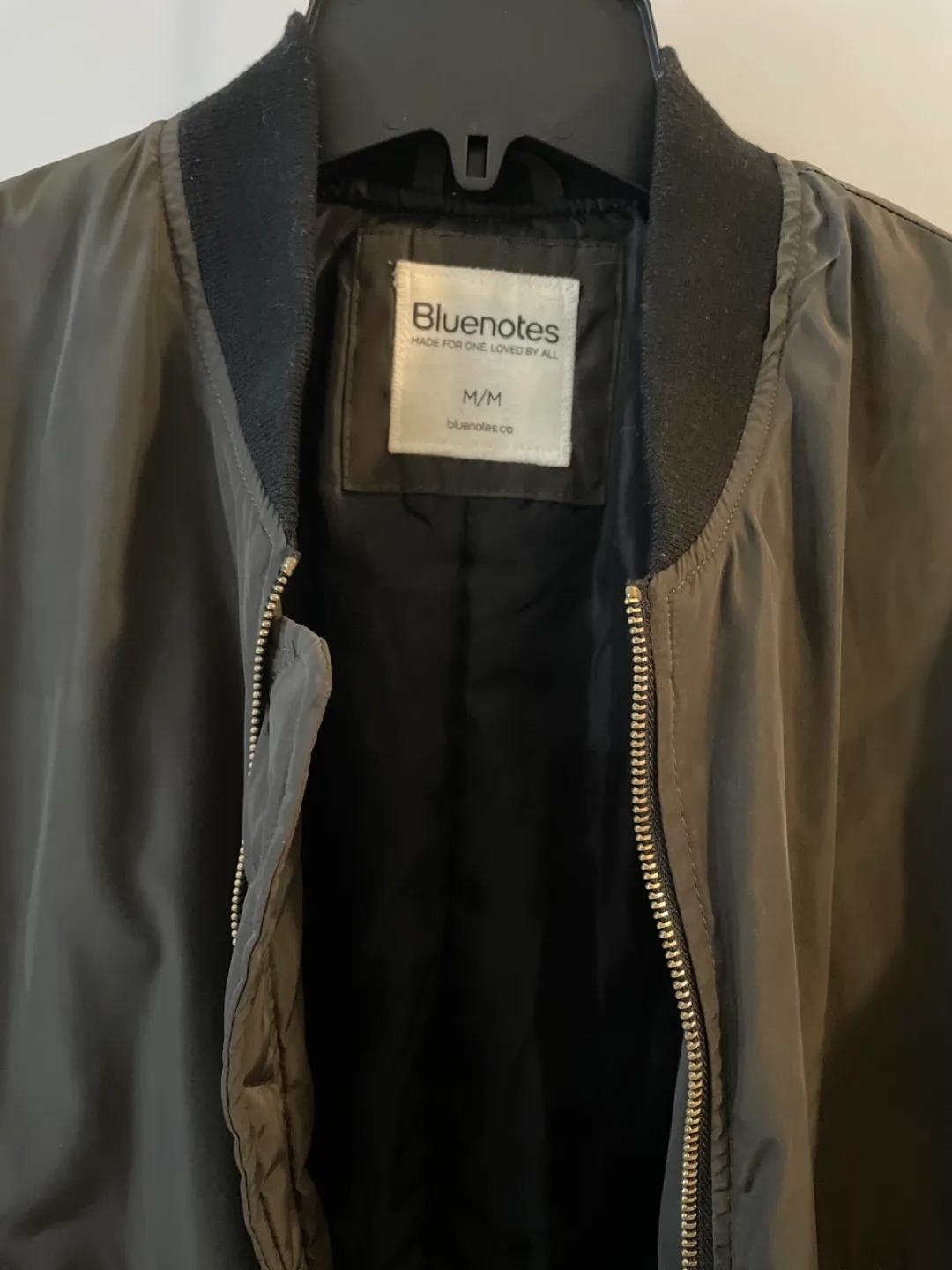 Bluenotes Olive Green Bomber Jacket - Size M/M image indicator(2)