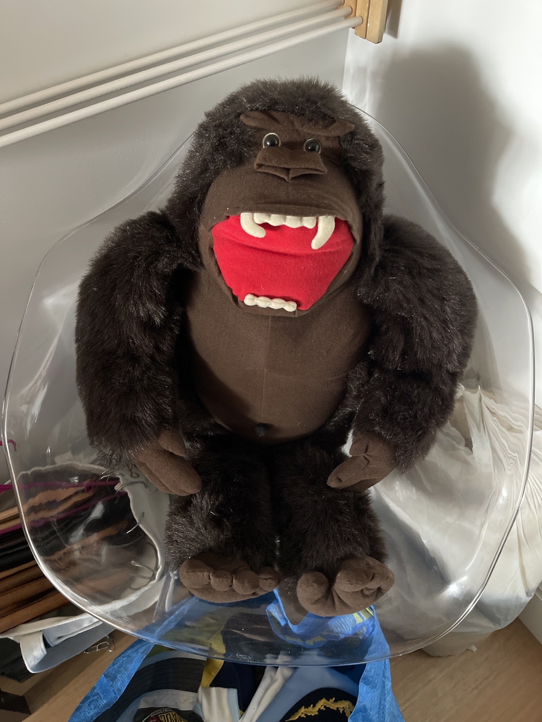 Vintage 1986 Paramount Pictures King Kong Plush Toy
