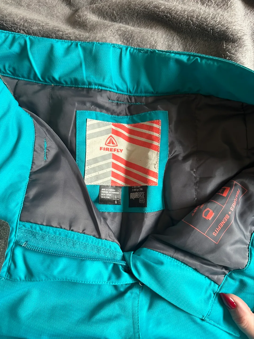 Firefly AquaBase Elite Women's Size Large Teal Skiing Snowsuit image indicator(3)