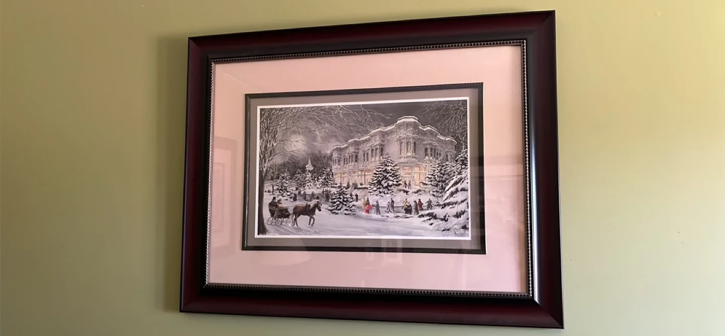 Walter Campbell Mc Micheal Art Gallery Framed Winter Scene Print image indicator(5)