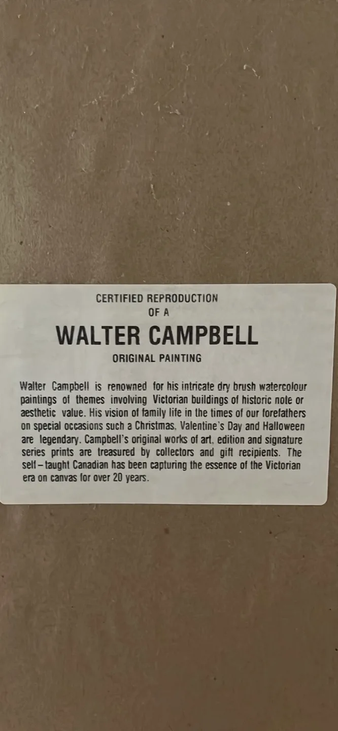 Walter Campbell Mc Micheal Art Gallery Framed Winter Scene Print image indicator(8)