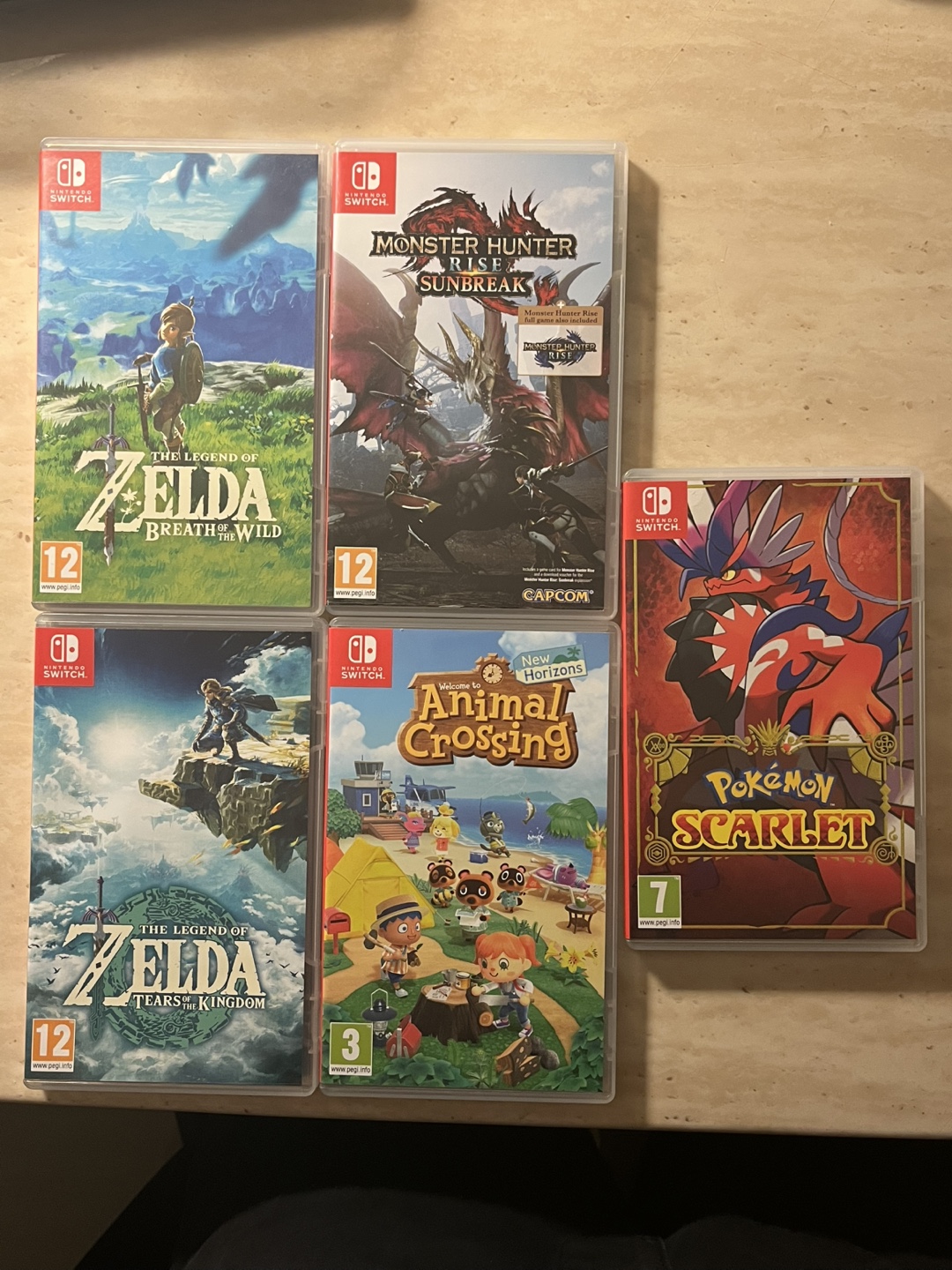 Nintendo Switch Games - $50/game