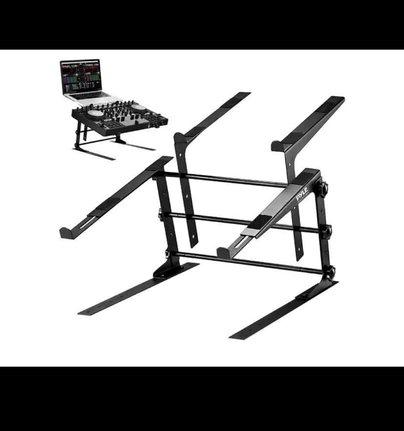 Pyle PLPTS38 Universal Dual Device Laptop Stand thumbnail