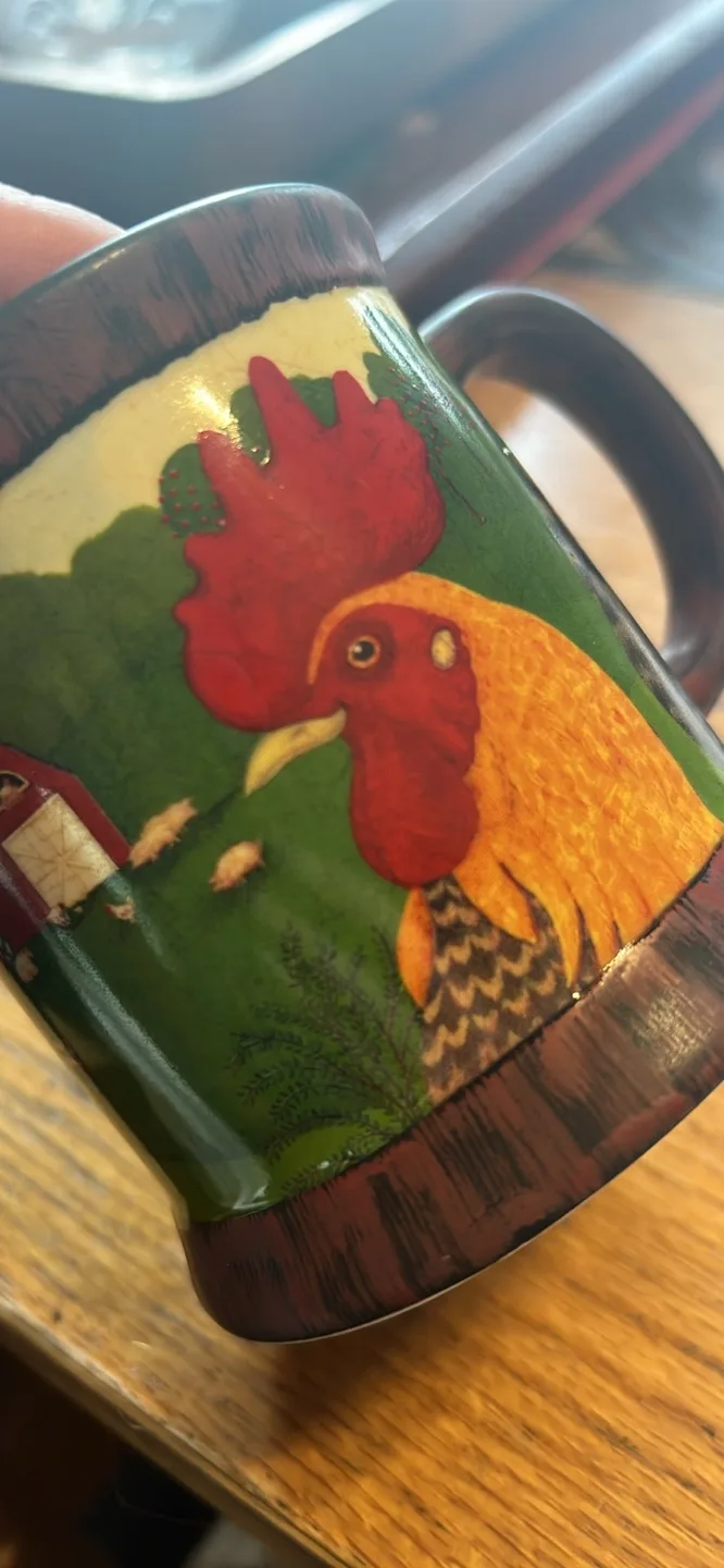 Valerie Pittau Rooster & Farmhouse Mug thumbnail
