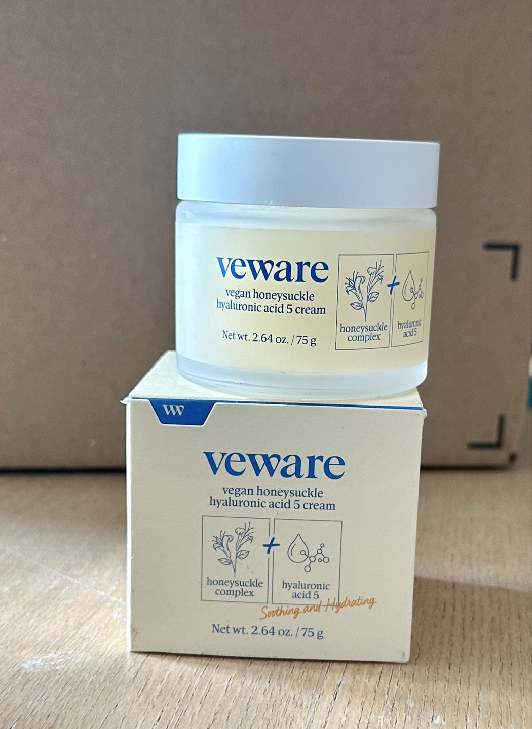 veware Vegan Honeysuckle Hyaluronic Acid 5 Cream