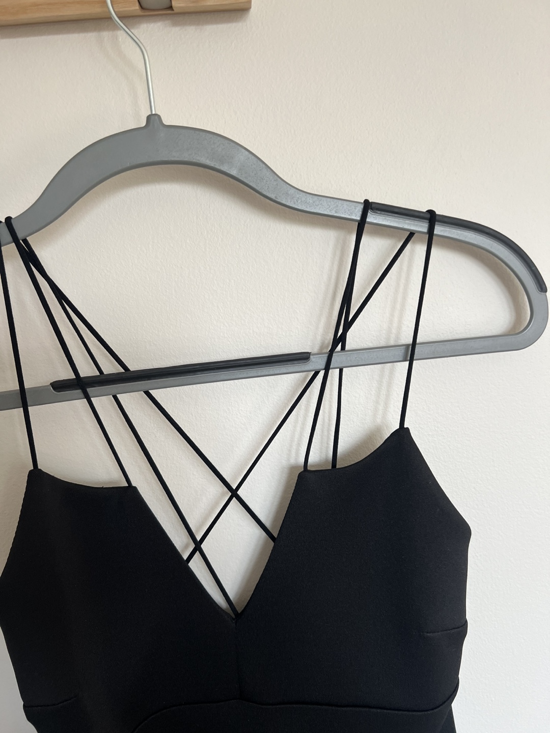 Black Cross Strap Mini Dress (Guess) - photo 3