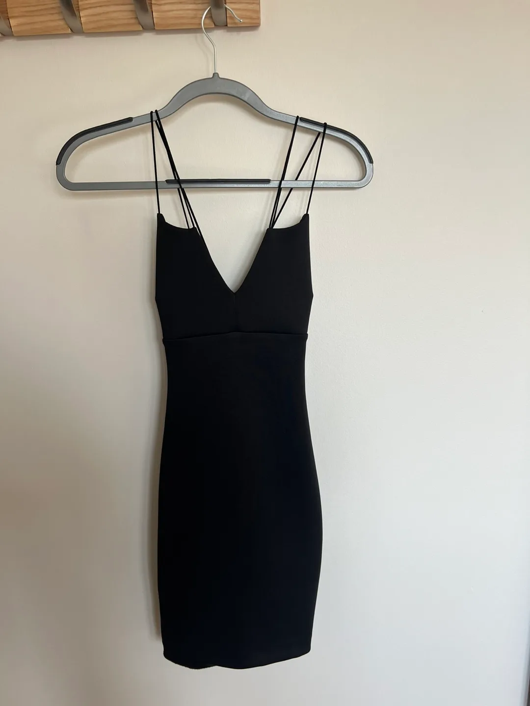 Black Cross Strap Mini Dress (Guess) thumbnail