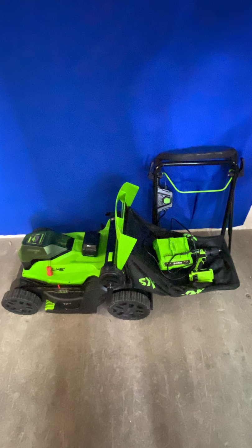 Greenworks 17" 48V Cordless Lawn Mower - photo 3