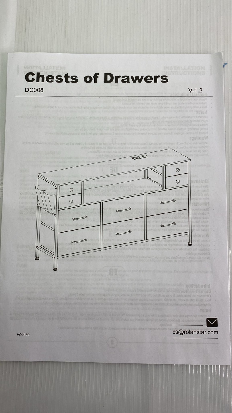 New Rolstar DC008 Chests of Drawers