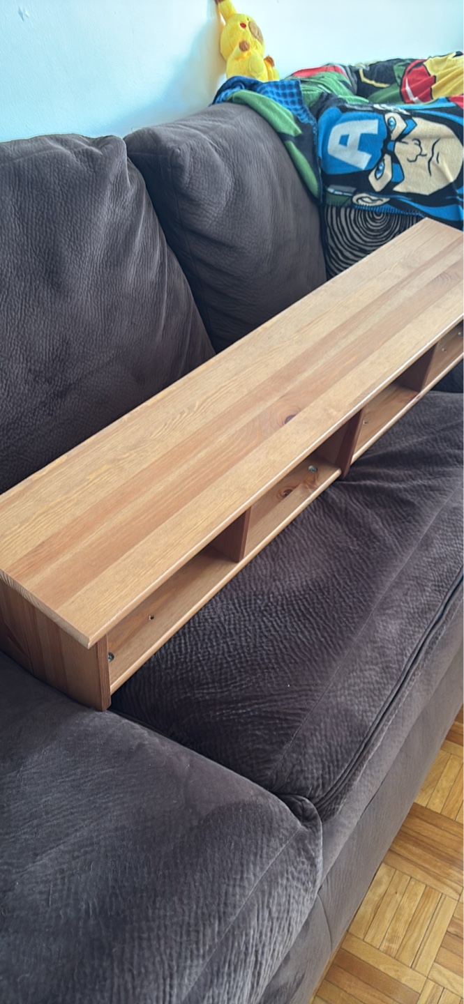 IKEA Storage Shelf with Hooks Pine