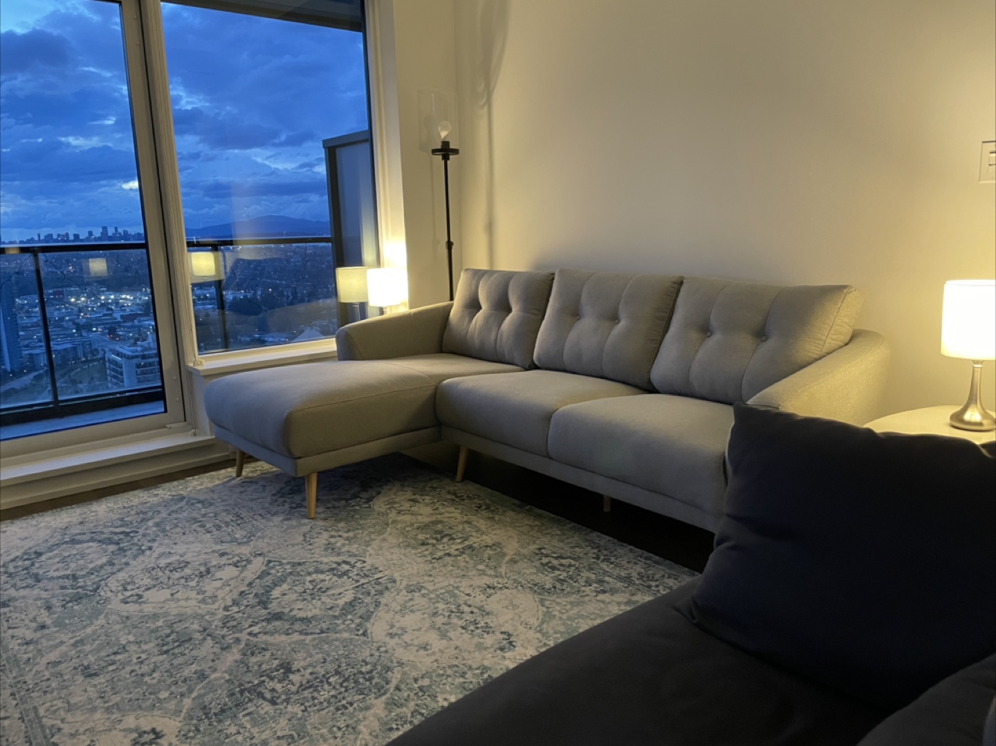 Modern Grey Sectional Sofa Structube brand - photo 4