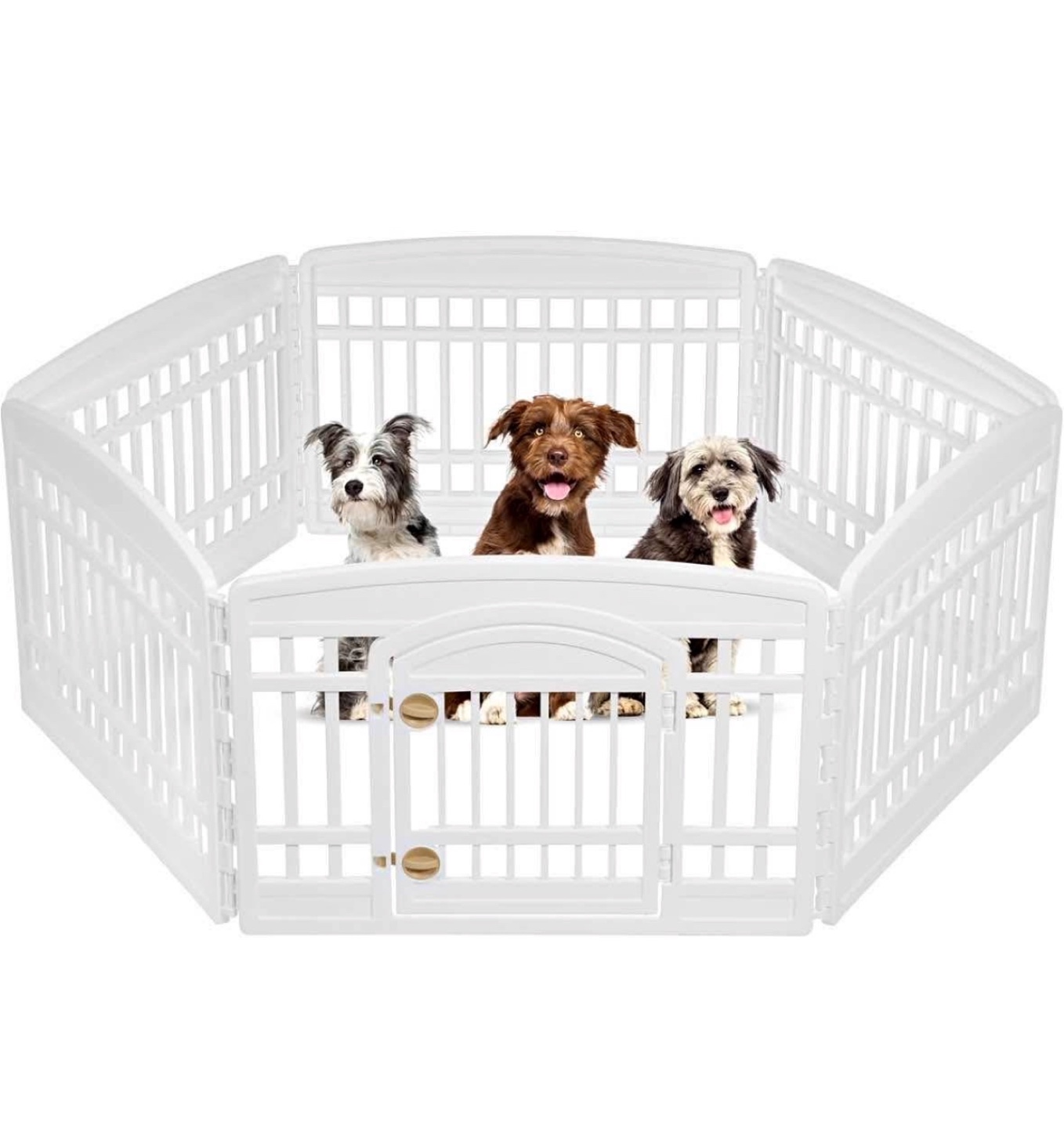 Pet Playpen - 6 Panel Foldable Dog Pen