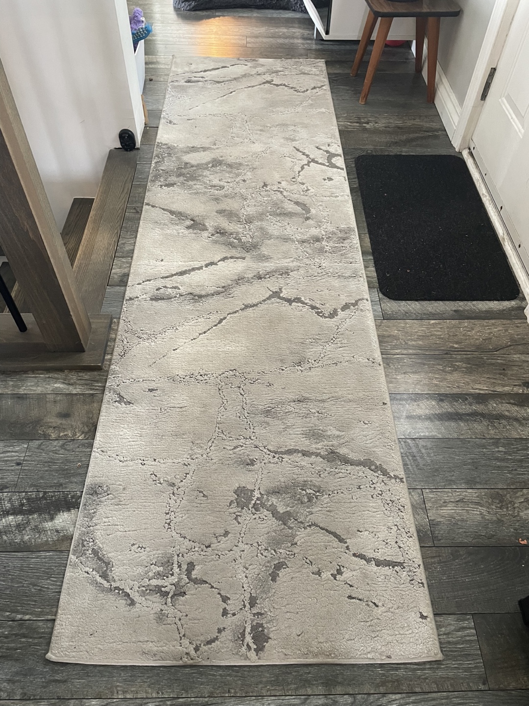 Modern Abstract Area Rug and matching rubber - Grey and Beige - photo 3