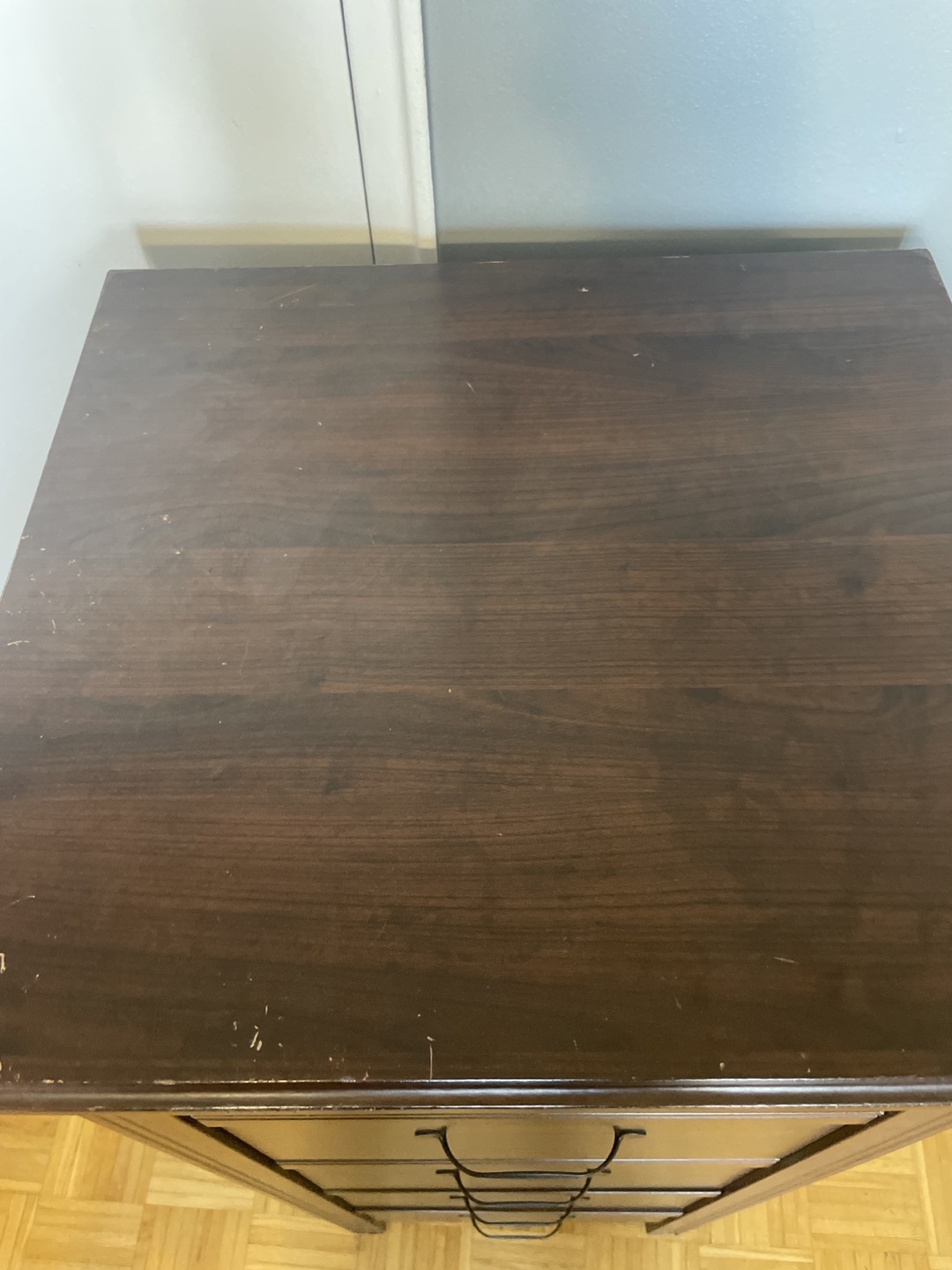 Dark Brown Wooden Chest of Drawers - photo 3