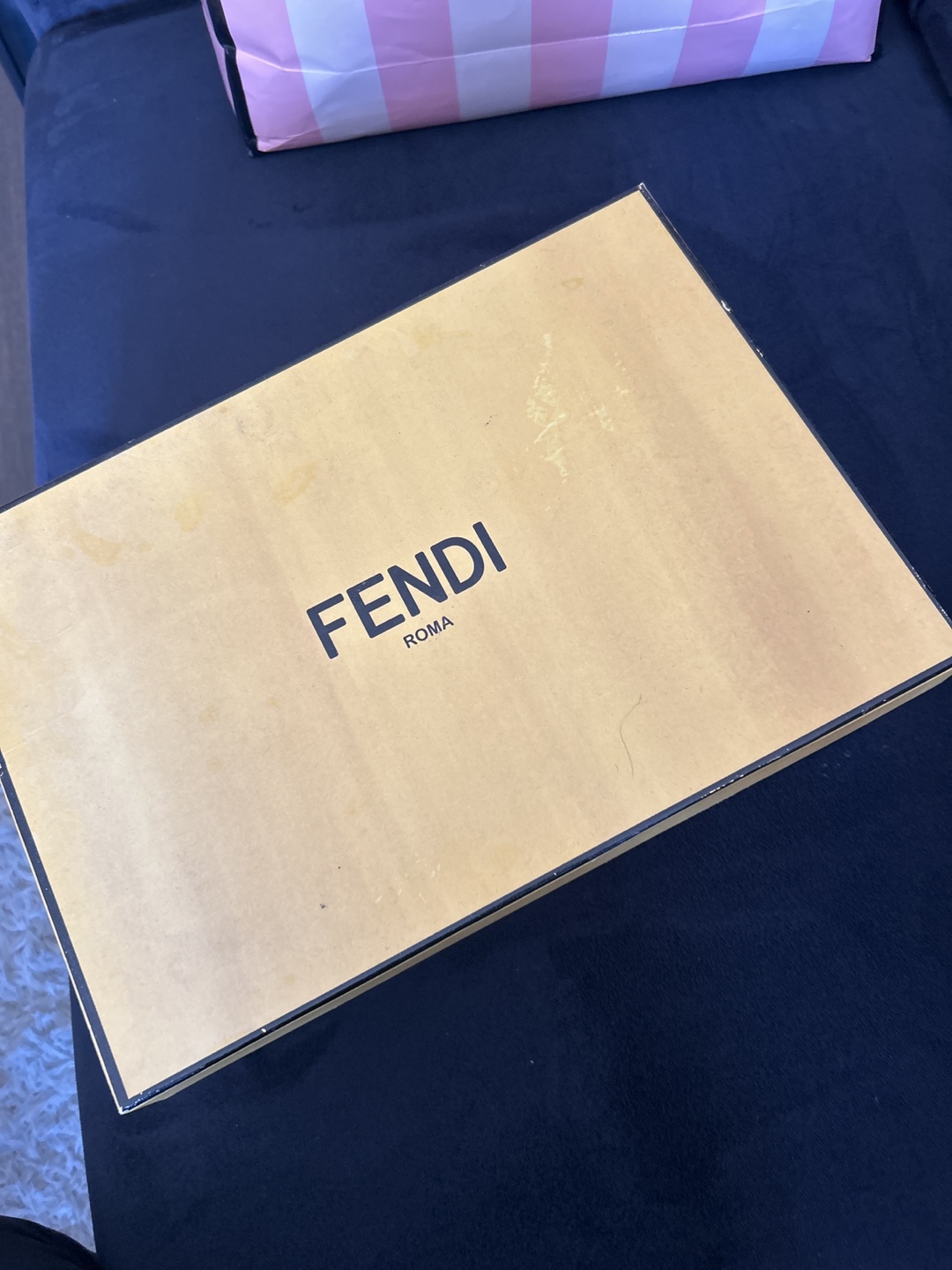 Fendi Roma White Leather Sneakers